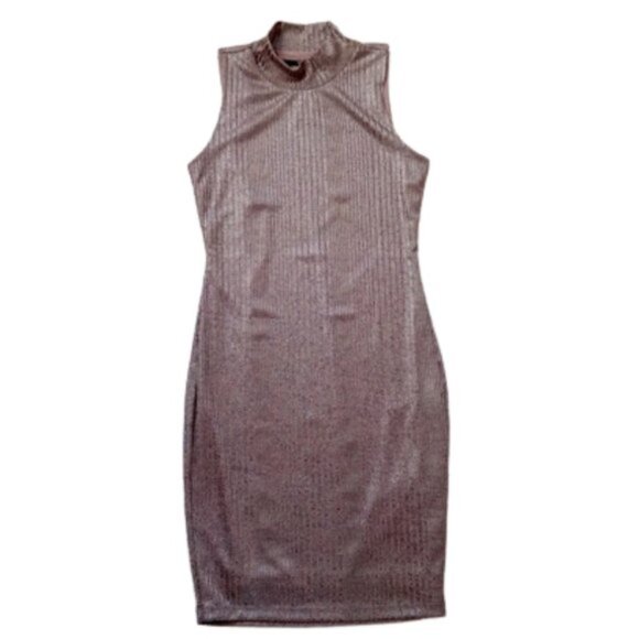 GUESS Bronze Knit Dress Size Small - Picture 1 of 5